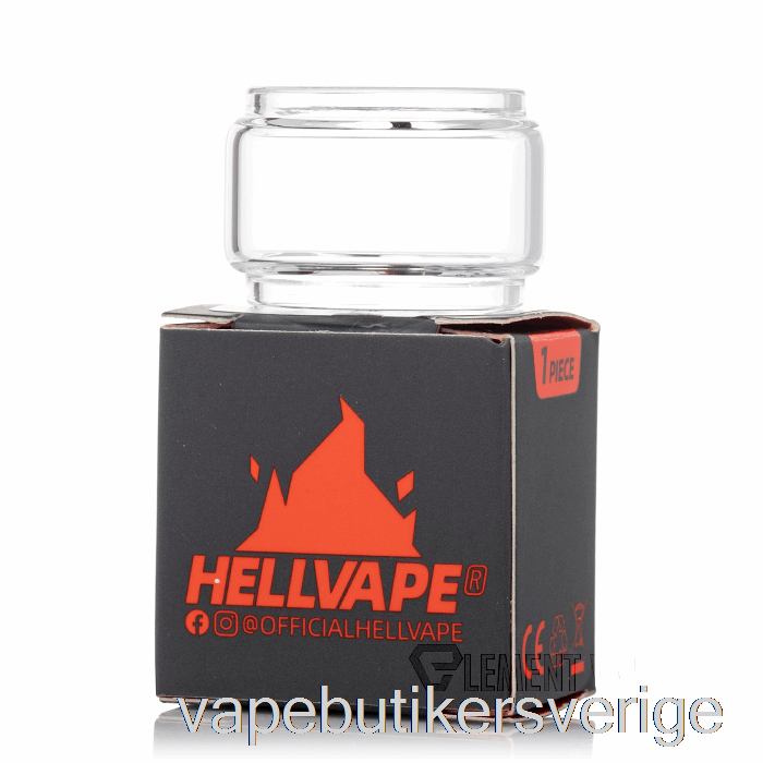 Vape Sverige Hellvape Hellbeast 2 Ersättningsglas 3,5ml Rakt Glas